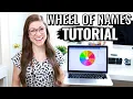 Wheel of Names Tutorial 5 Ways to Use it in Your Classroom TODAY