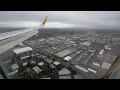 Spirit Airlines - Landing at John Wayne Airport Santa Ana California LAS-SNA