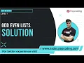 Odd Even List Solution