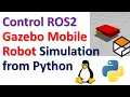ROS2 Jazzy Tutorial Develop and Control Gazebo Model of Mobile Robot in ROS2 and Python