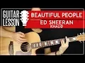 Download Lagu Beautiful People Guitar Tutorial 🎸 Ed Sheeran Guitar Lesson |Easy Chords|