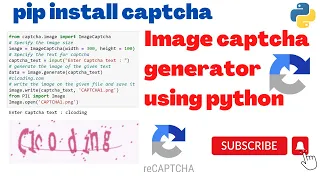 Day 76 Image captcha generator using python