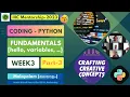 IIIC IT Mentorship Week3 - Python Coding