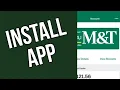 How to Download M T Bank Mobile App On Android 2025