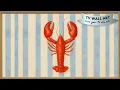 Coastal Lobster Painting Nautical Preppy Beach House Aesthetic TV Wallpaper 4K TV Art No Sound