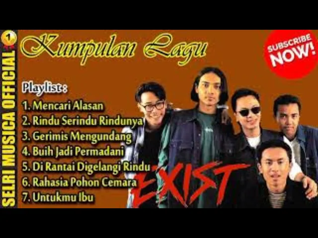 Download MP3 kumpulan lagu EXIST ( lagu malaysia ) mencari alasan,rindu serindu rindunya