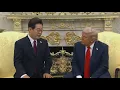Download Lagu President Trump visits with Korean president as countries, business owners struggle with tariffs
