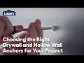 Choosing the Right Drywall Hollow Wall Anchors Guide