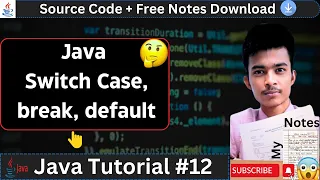 Java Tutorial Switch Case Break Default in Java Hindi Code With HritikRoshan