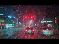 Lagu [4K] Super Heavy Rain Pouring Driving at Night. 폭우와 천둥 번개가 함께하는 비오는날 밤 드라이빙. 빗소리 ASMR