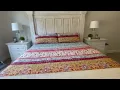 Boho Style King Quilt Set Reversible Bohemian Floral Strip Quilt Beddding Set Review