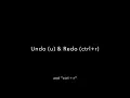 Undo Redo
