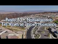 Tour Paseo Neighborhood in The Gated 55 Villas at Tesoro Highlands Includes Interior Views