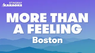Boston - More Than A Feeling (Karaoke Version)