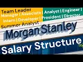 Morgan Stanley Salary Structure Morgan Stanley Analyst Salary Morgan Stanley Jobs Salary