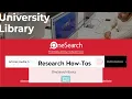 OneSearch Basics