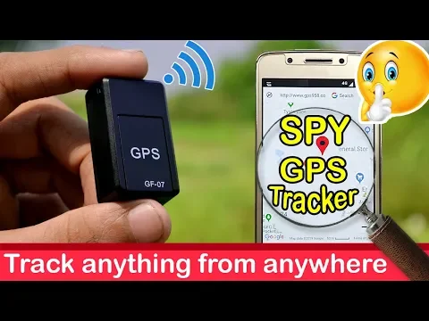 Spy GPS tracker GF07 unboxing review
