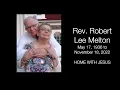 Funeral for Reverend Robert Melton