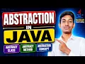 Abstraction in Java in Telugu Abstract Class Abstract Method Java OOPs Concepts Java Full