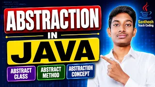 Abstraction in Java in Telugu Abstract Class Abstract Method Java OOPs Concepts Java Full