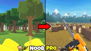 Noob to Master in Chop a Forest Noob to Pro!