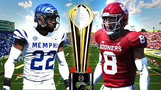 The Rose Bowl CFP Semi Final Playoff Game NCAA 14 Revamped Playoffs Oklahoma vs Memphis