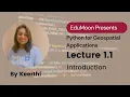 Python for Geospatial Applications 1 1 - Introduction