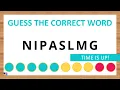 Guess the Correct Word Unscramble in Record Time 8 Letters Agent Quiz