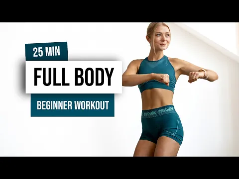 Download MP3 25 MIN FULL BODY HIIT for Beginners - No Equipment - No Repeat Home Workout