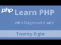 28 Learn PHP with Dagmawi-Abate The for Loop Statement Amharic