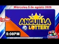Anguilla Lottery LIVE Wednesday August 5 2026 5 00 PM