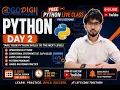 FREE Python Live Class Day 2 Python Programming for Beginners Learn Python from Scratch