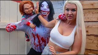 Jeff The Killer And Chucky Captured ME In The Forest!!