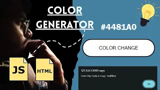 Creating a Random Color Generator Button Using JavaScript Step-by-Step Tutorial