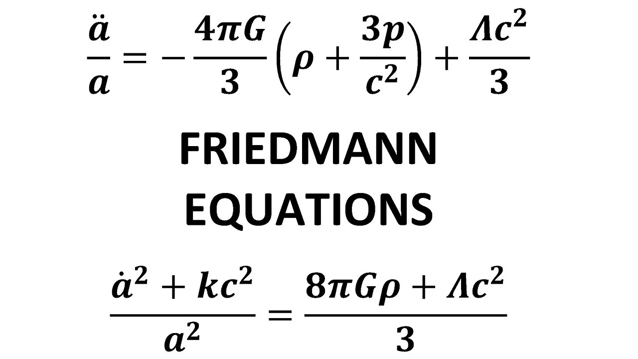 Friedmann Equations From The Einstein Field Equations | Friedmann Equations Derivation | FLRW Metric
