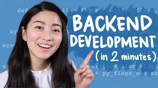 Backend Development explained in 2 minutes Tech in 2