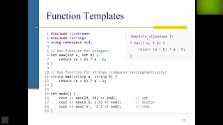 C OOP Templates Explained Function Class Templates with Examples