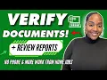 QUIET Work Review Reports Verify Documents More Work From Home Jobs 2026
