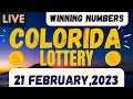Colorado Evening Lottery Drawing Results - 21 Feb 2023