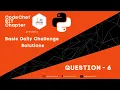 Ques 6 Convert number of days to years weeks and days Python