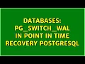 Databases pg - switch