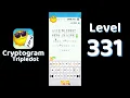 Cryptogram Tripledot Level 331 Answer SolutionGuruji