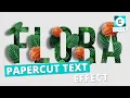 Create A Paper Cut Text Effect in Pixlr E