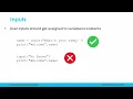 Variables and Constants