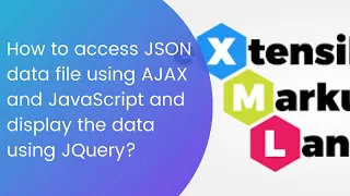 How to access JSON data file using AJAX and JavaScript and display using JQuery