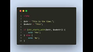 Check if a String with a substring PHP 8 TIP
