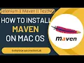 How to install Maven on Mac Set environment variable for Maven