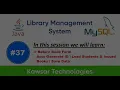 Part 37 - Java Swing Library System Return Book Form Auto ID Load Reference Data to ComboBox