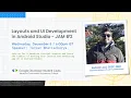 Android Study Jam Layouts and UI Development using Android Studio