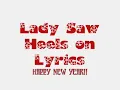 Lady Saw Heels On Clean Lyrics (Follow @DanceHallLyrics )